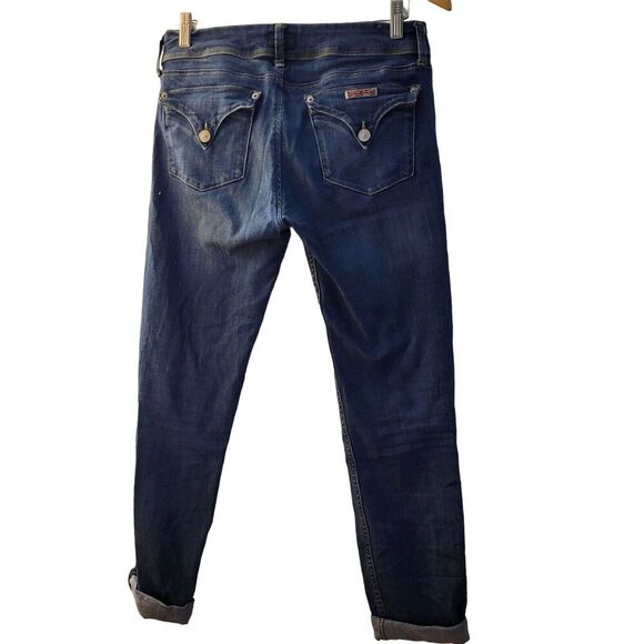 Hudson Womens Jeans Collin Straight Leg Size 28 Flap Pocket Medium Wash Blue - Picture 2 of 7